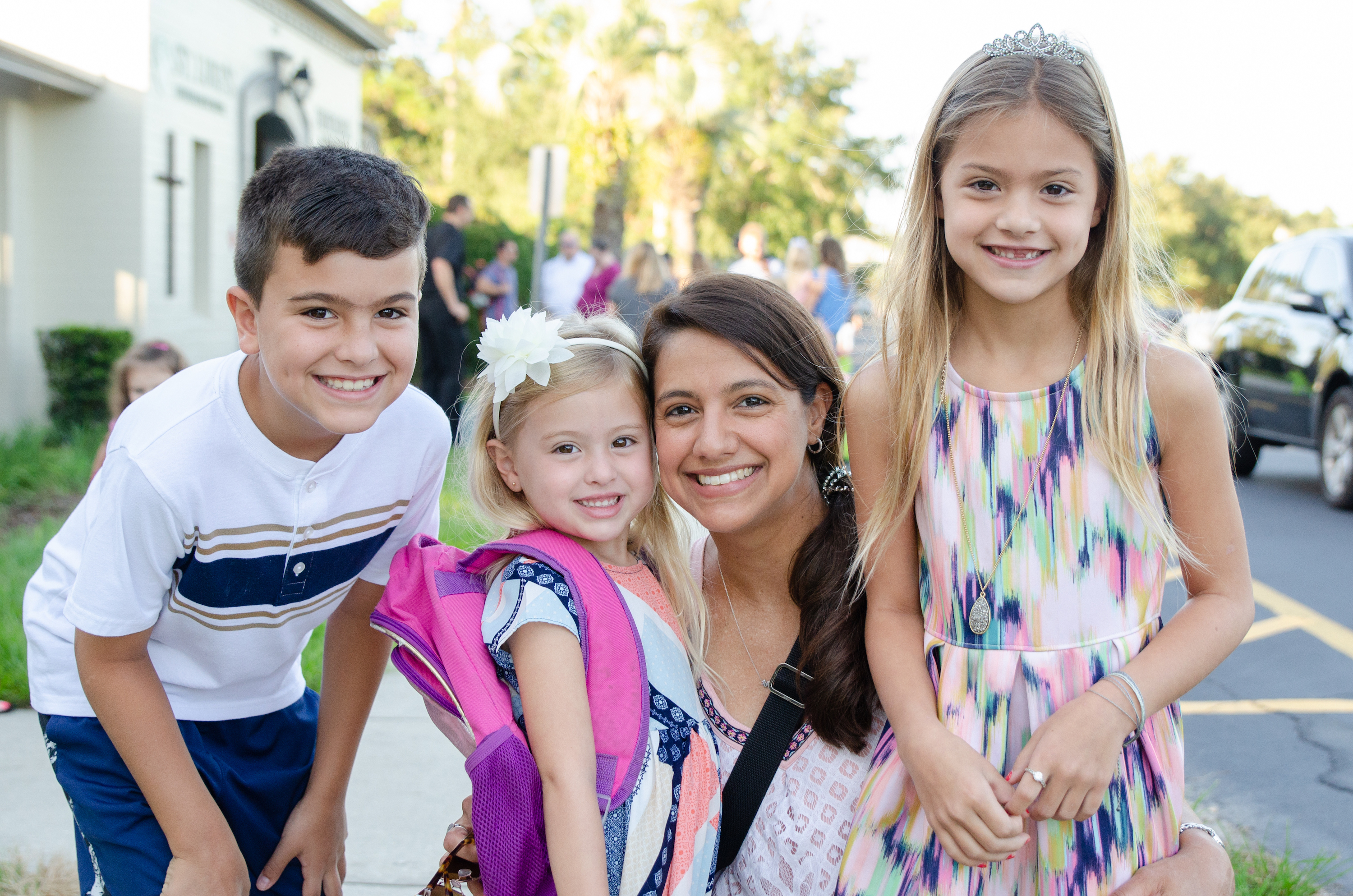 St. Luke's Students – First Day of School